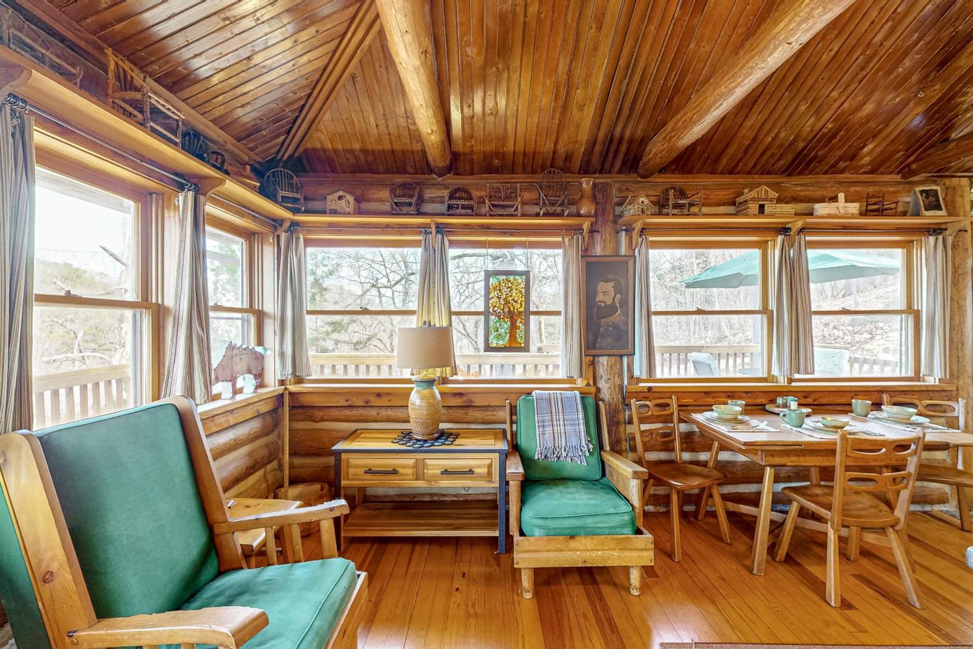 Lake Lucerne - Treehouse Cabin #01 Eureka Springs Exteriör bild